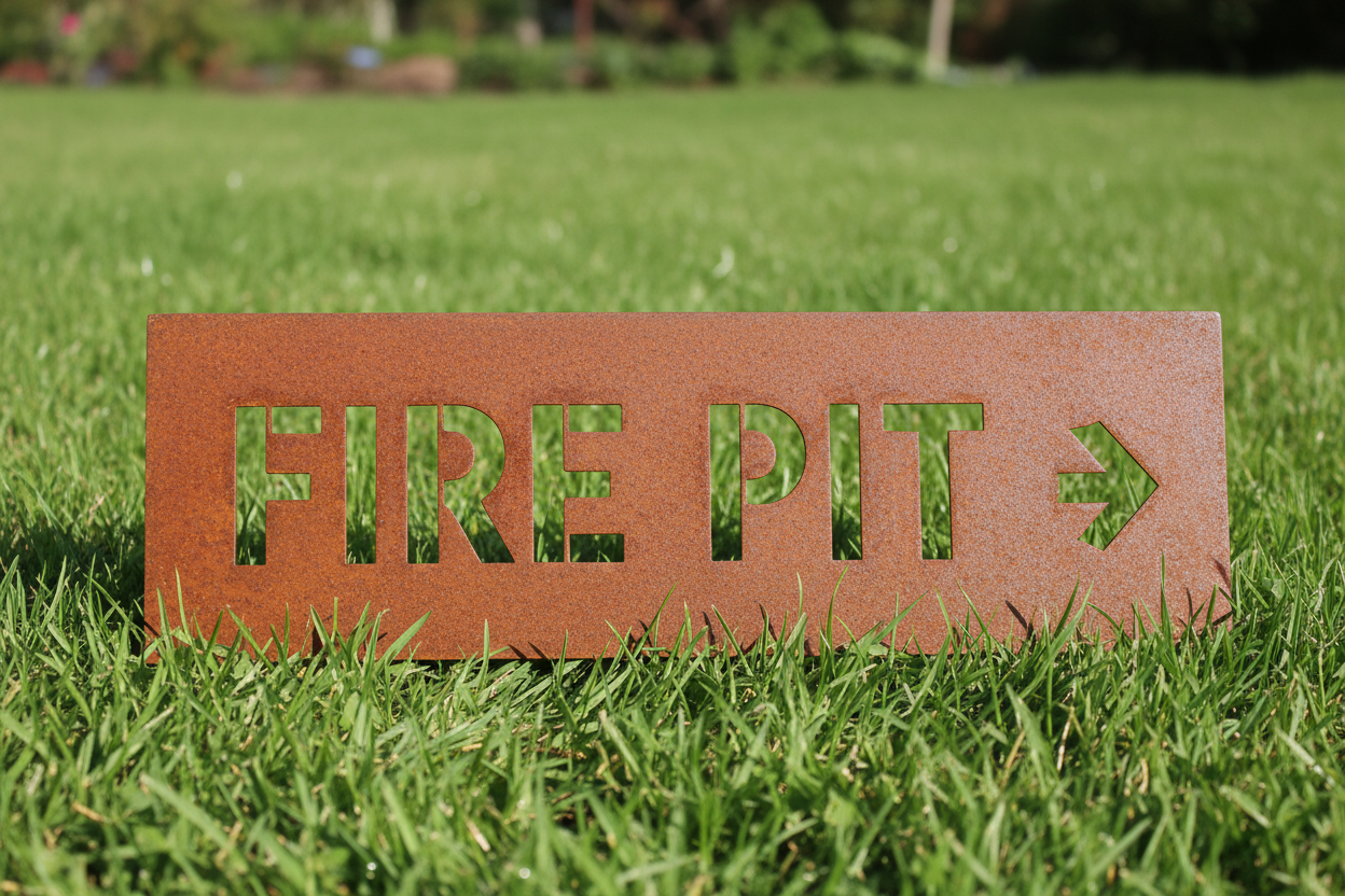 Fire Pit sign