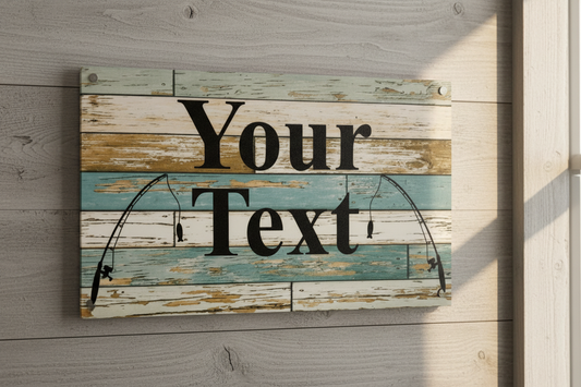 Fishing Sign Your Text Hero Shot