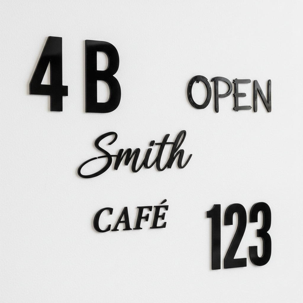 Font variety lifestyle image