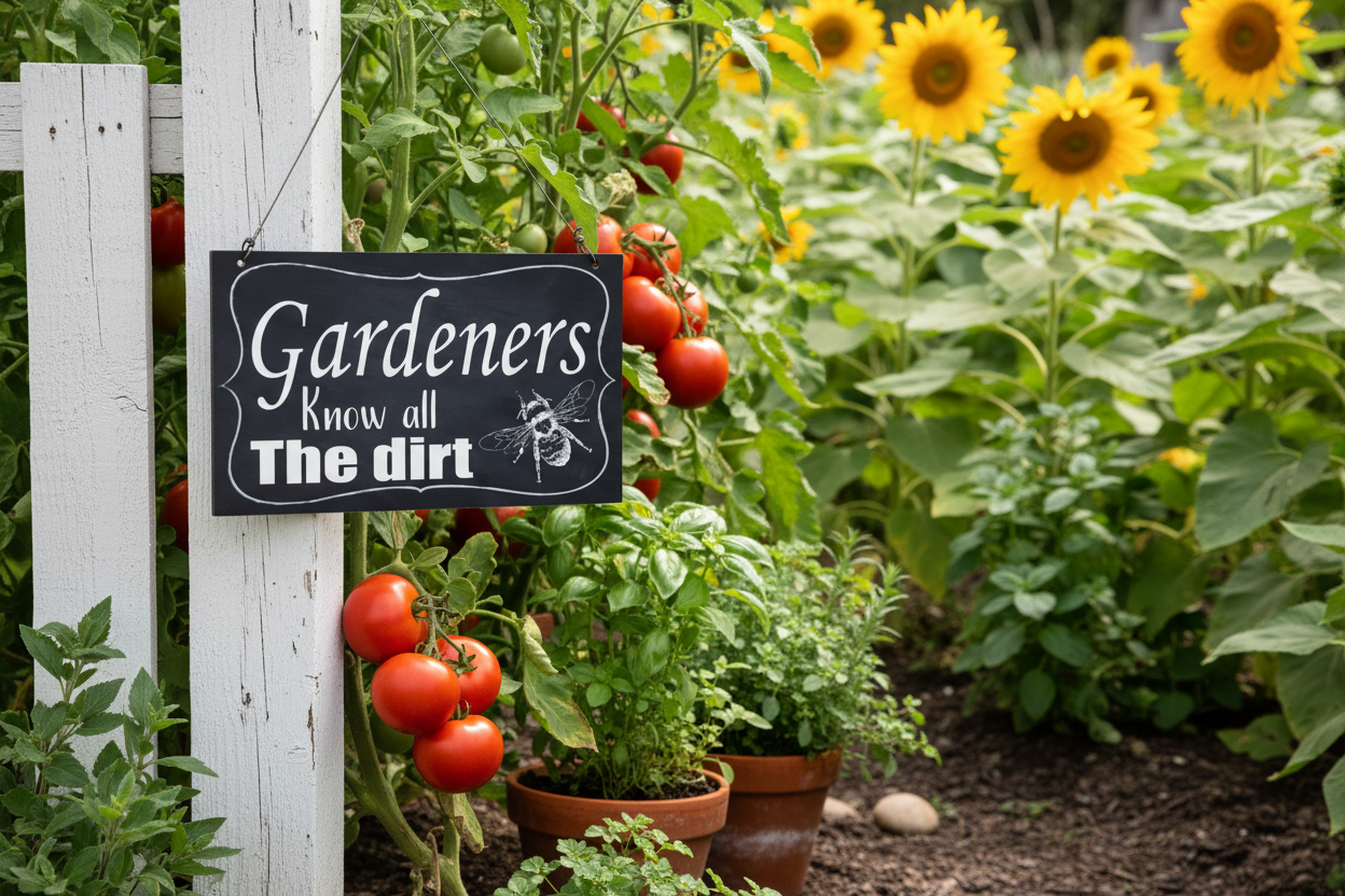 Gardeners Know All The Dirt - Veggie Garden