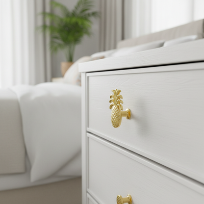 Gold Pineapple Cabinet Knob Lifestyle