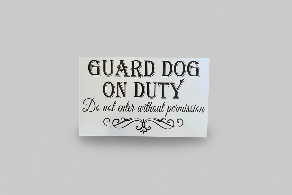 Guard Dog On Duty clean edge profile image