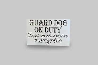 Guard Dog On Duty clean edge profile image