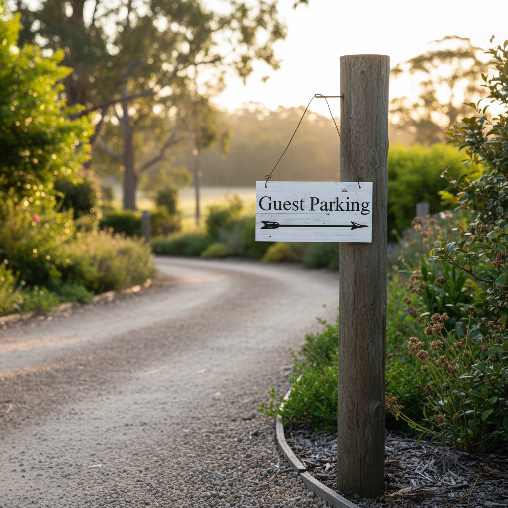 Guest Parking lifestyle sign