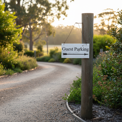 Guest Parking lifestyle sign
