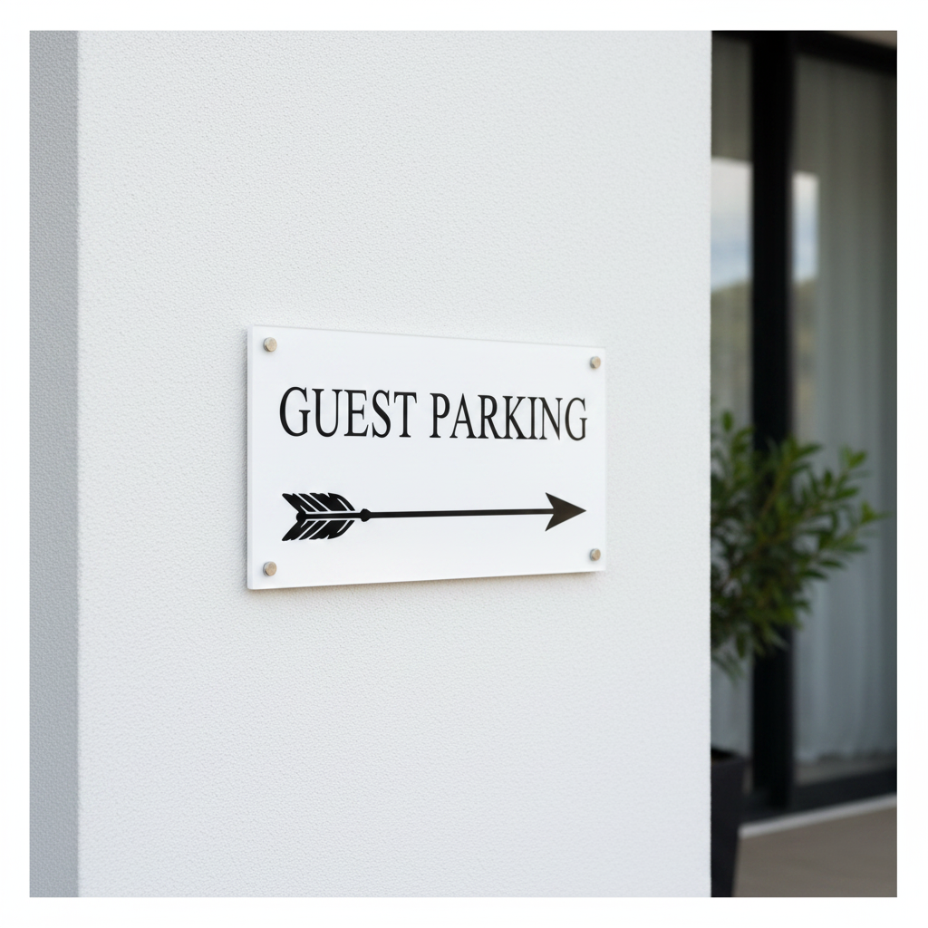Guest Parking lifestyle sign