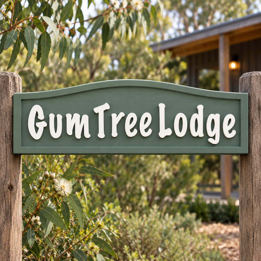 Gum Tree Lodge colour concept