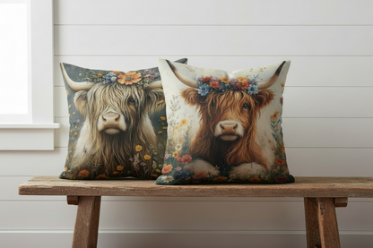 Highland Cow - Bench