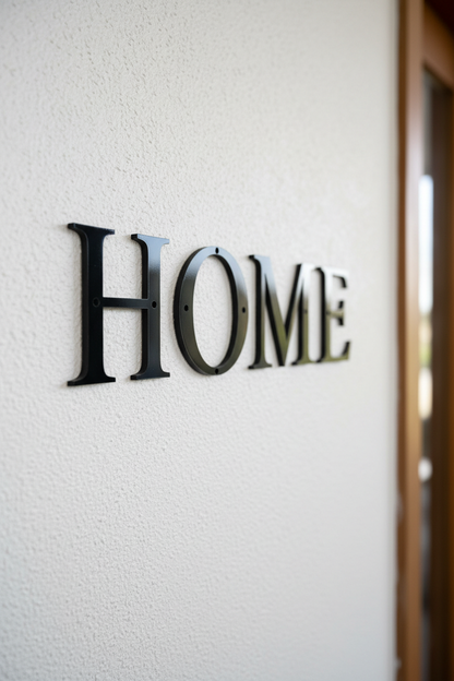 HOME 8.5cm letters