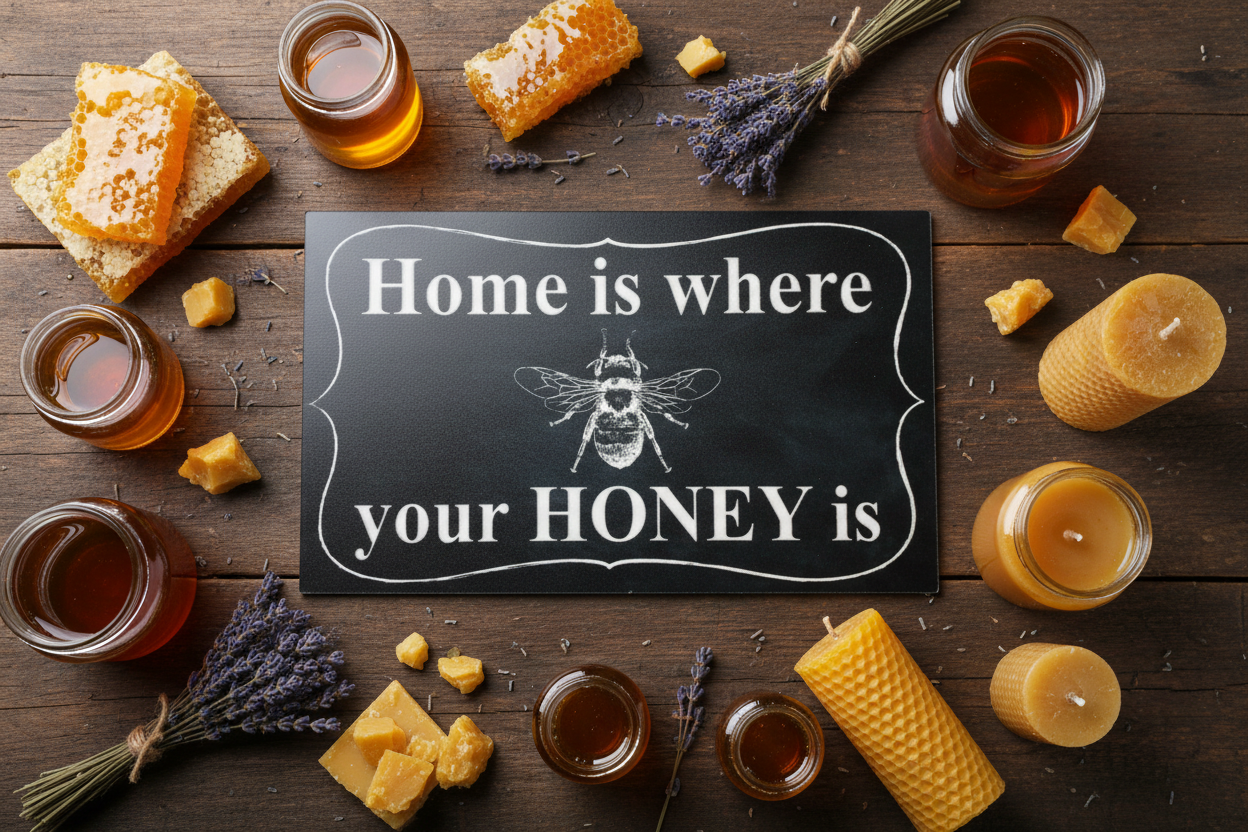 Home Is Where Your Honey Is - Flat Lay
