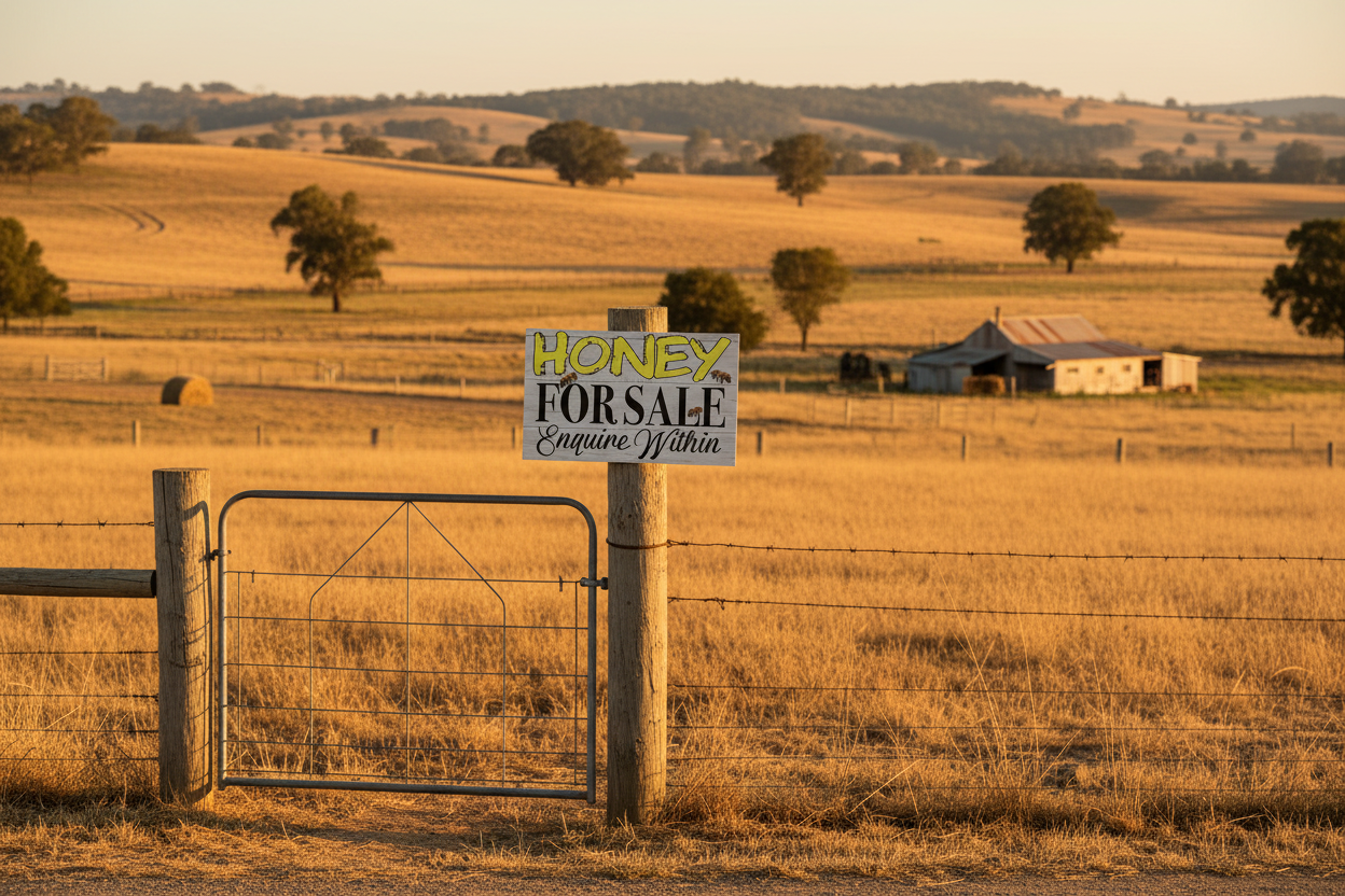 Honey For Sale - Farm Gate