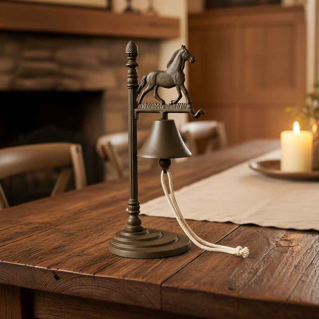 Horse Bell — farmhouse dining table lifestyle