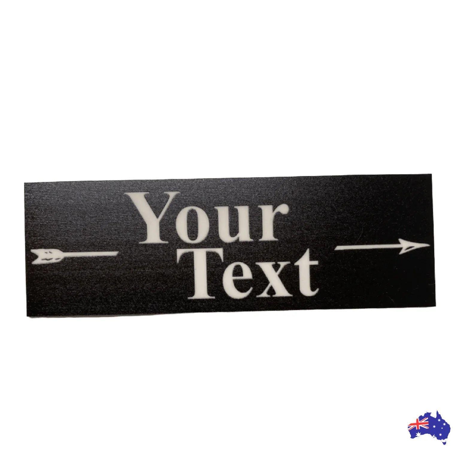Custom Personalised Arrow Black Property Direction Sign - The Renmy Store Homewares & Gifts