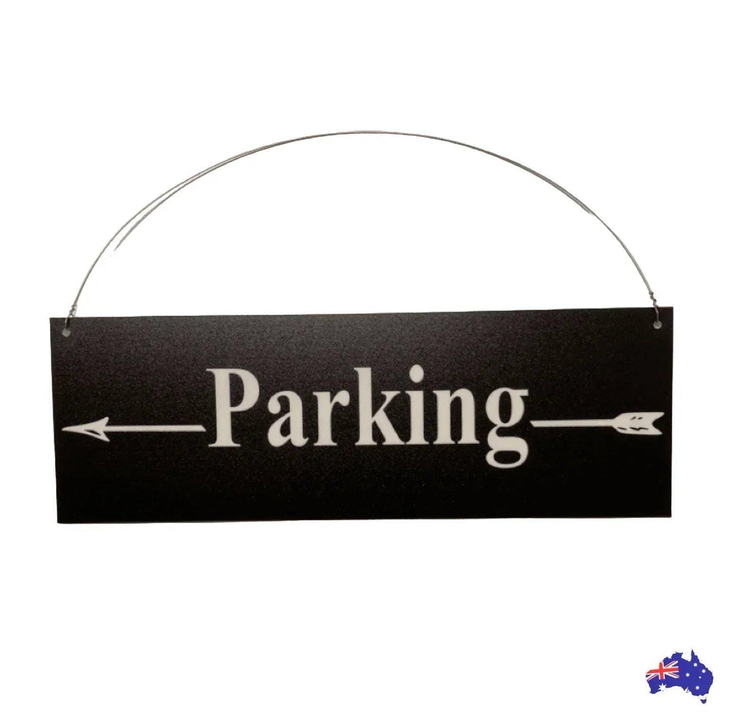 Custom Personalised Arrow Black Property Direction Sign - The Renmy Store Homewares & Gifts