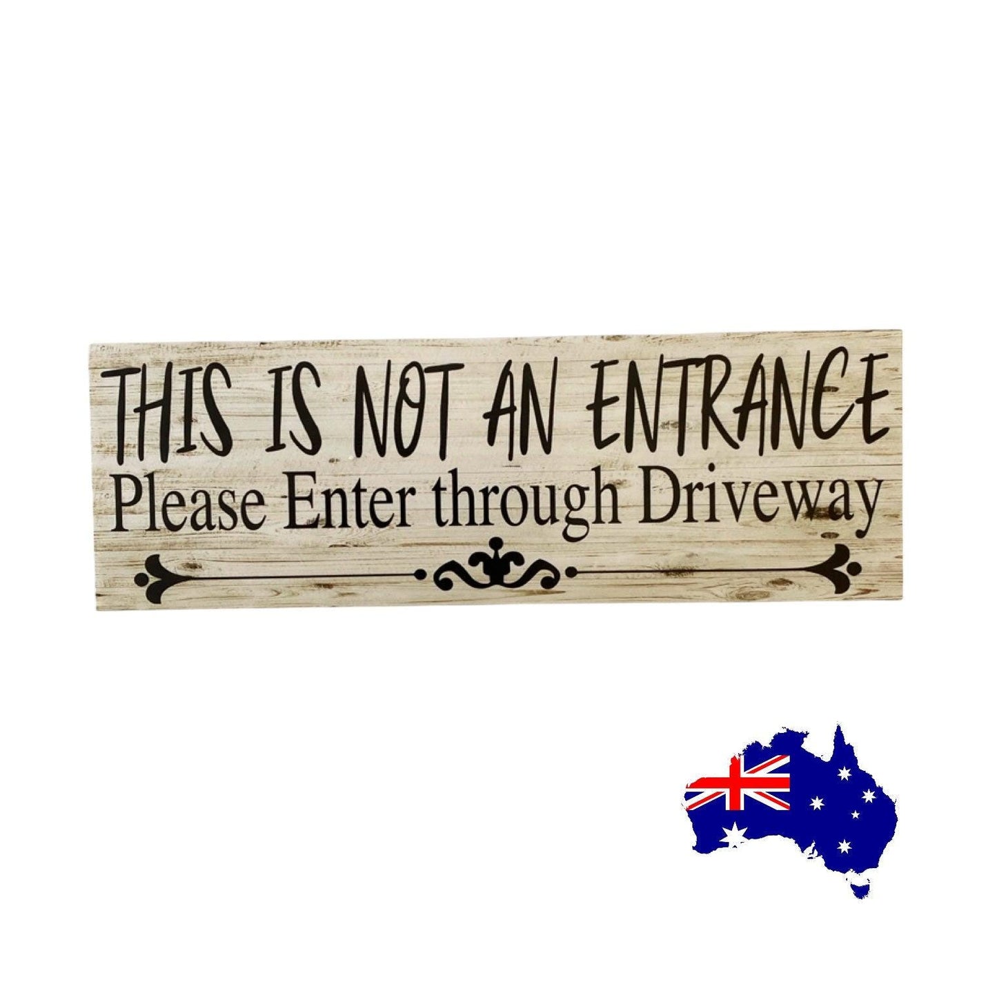Entrance Residence Property Driveway Sign
