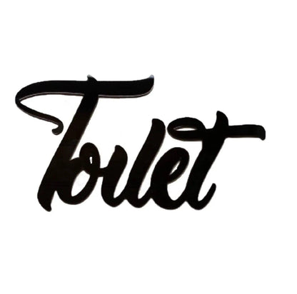 Toilet Laundry Bathroom Door Sign Set Wall Art Vintage - The Renmy Store Homewares & Gifts