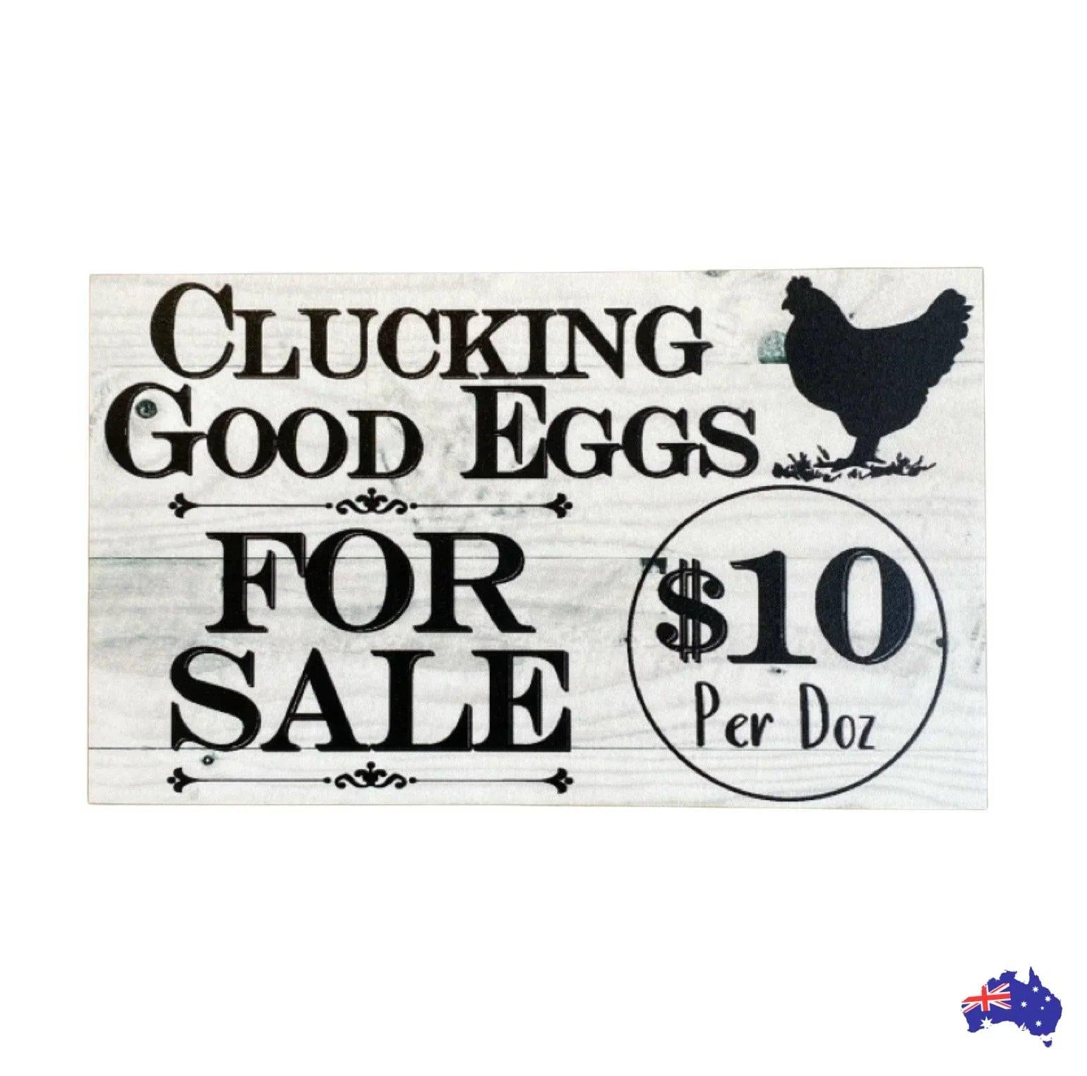 Chicken Eggs For Sale Farm Stall Custom Sign - The Renmy Store Homewares & Gifts