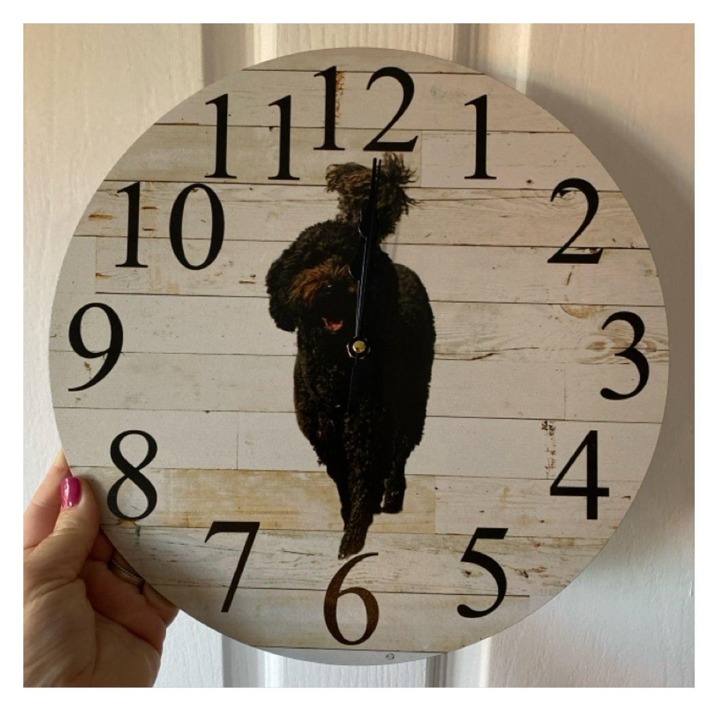Clock Wall Your Dog Custom Personalised Aussie Made
