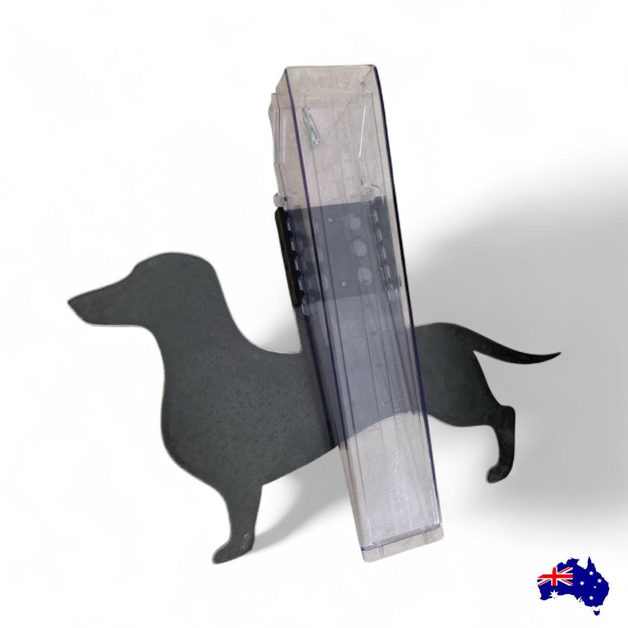 Rain Gauge Stake Wall Dachshund Dog Garden - Dachshund Dog Rain Gauge - Custom Rain Gauges - Sturdy Cast Iron Rain Gauge