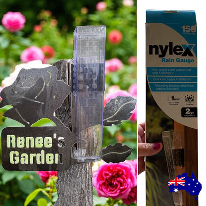 Rain Gauge Stake Wall Surfboard Beach House - Dachshund Dog Rain Gauge - Handcrafted Garden Display - Custom Rain Gauges