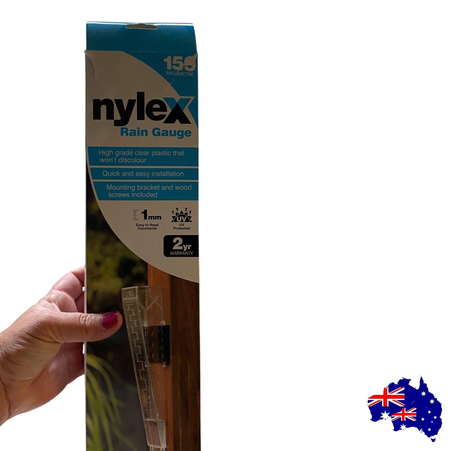 Rain Gauge Cat Kitty - Stake or Wall Mount - Aussie Made