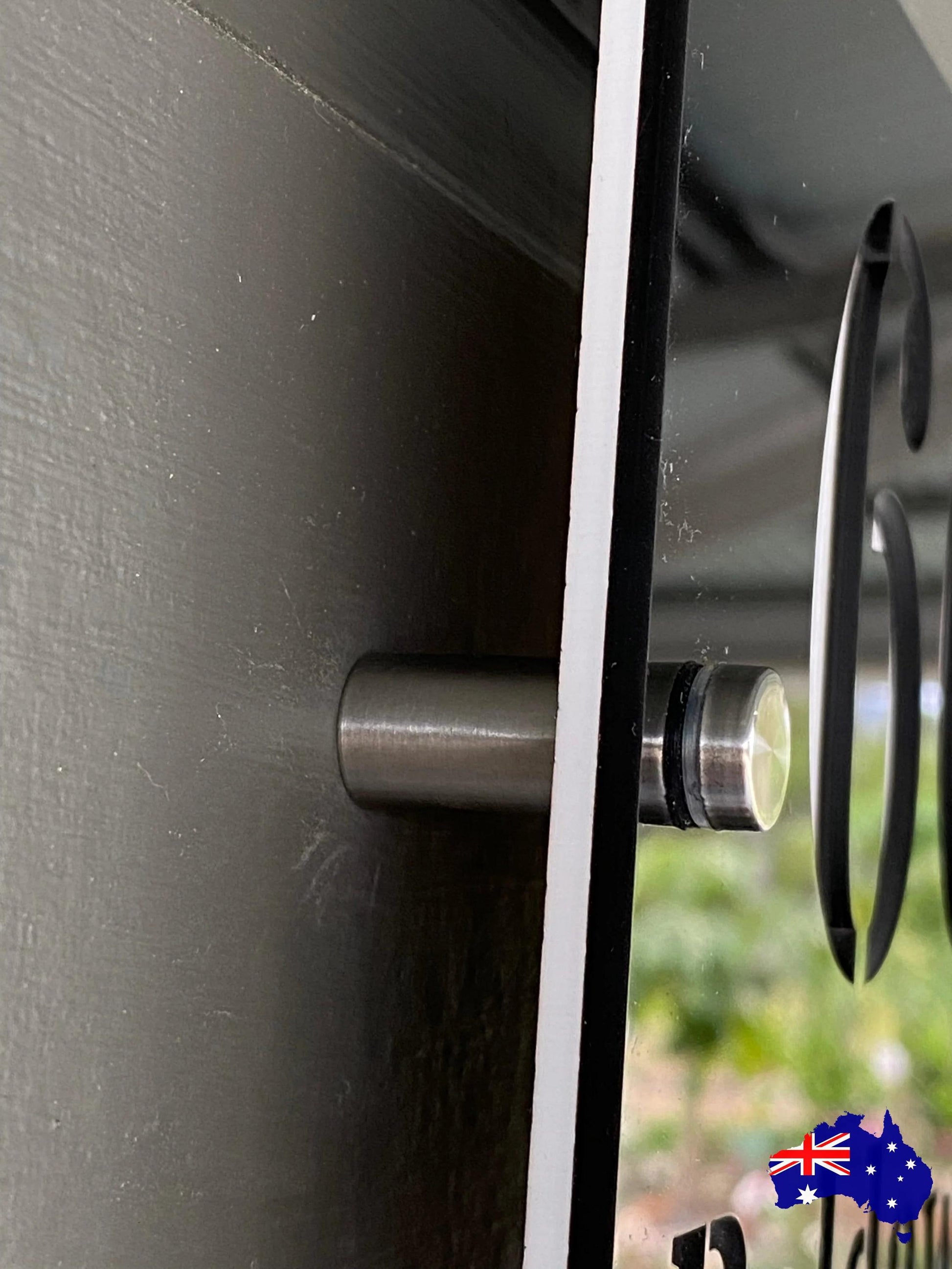 Personalised Street Number Address Letter Box Black House Custom Sign - The Renmy Store Homewares & Gifts