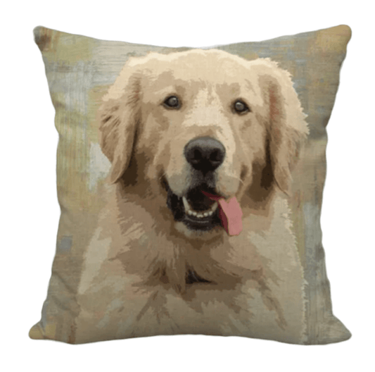 Cushion Cover Pillow Labrador Retriever Sally - The Renmy Store Homewares & Gifts 