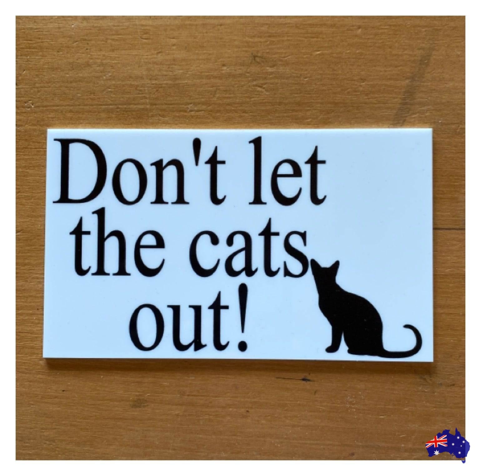 Cat Kitten Custom Personalised Sign - The Renmy Store Homewares & Gifts 