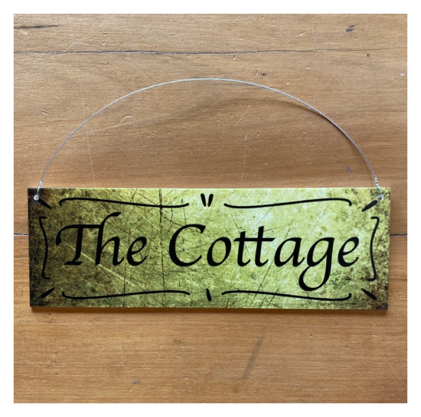 Cottage Custom Personalised Vintage Sign