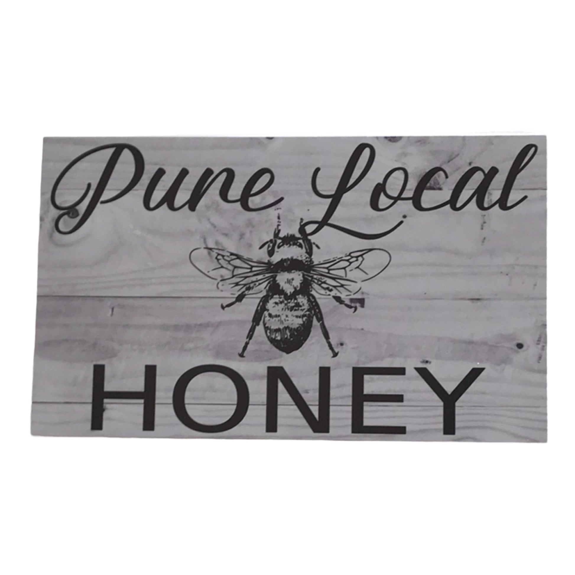 Pure Local Honey Apiary Apiarist Market Sign - The Renmy Store Homewares & Gifts 