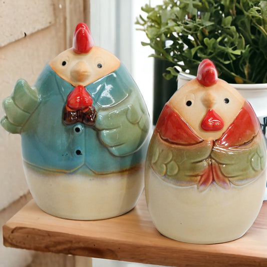 Chicken and Rooster Ornament - The Renmy Store Homewares & Gifts 