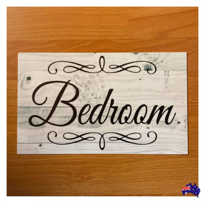 Custom Personalised Your Text Grey Scrolls Sign - The Renmy Store Homewares & Gifts 