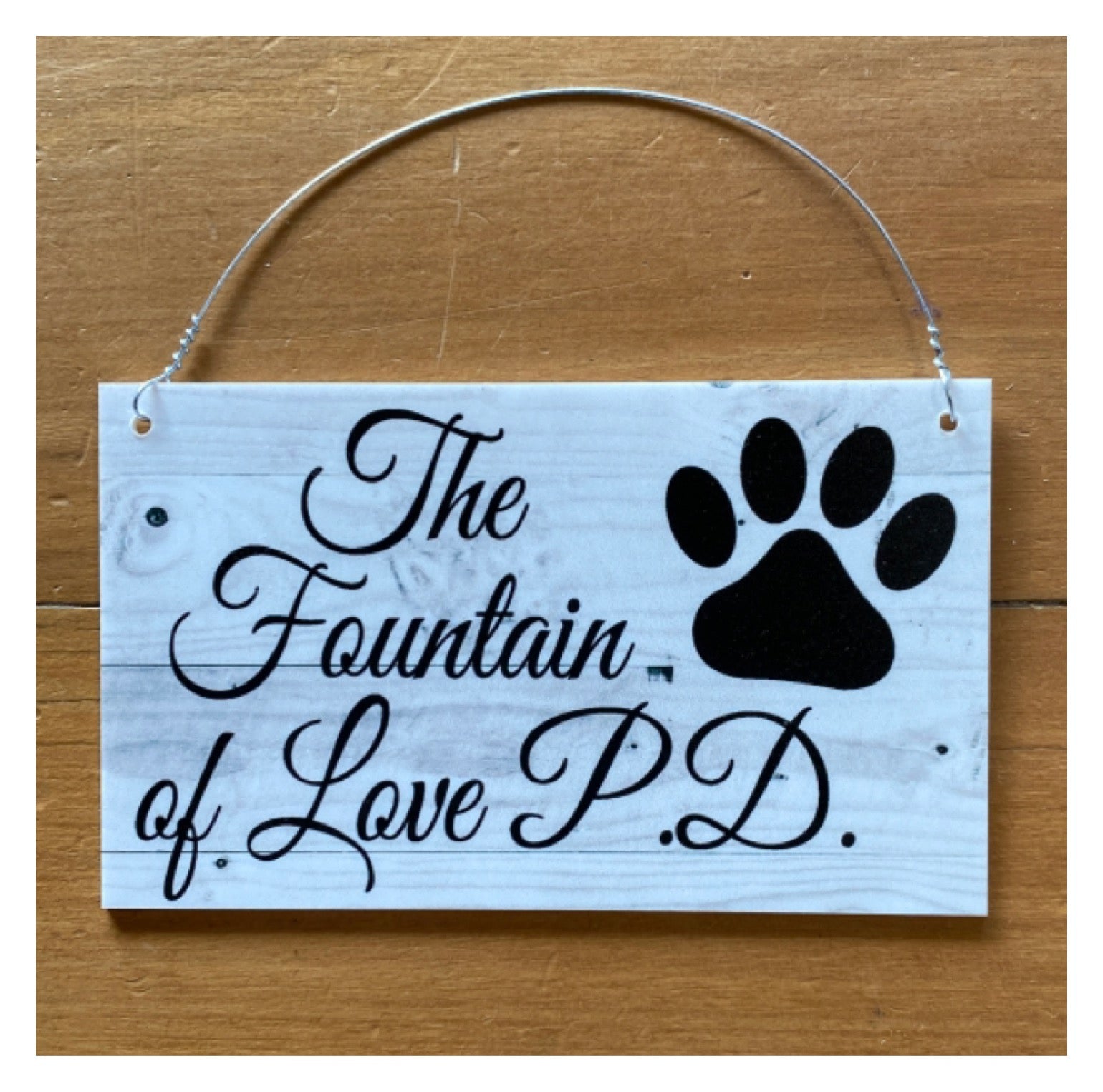 Dog Cat Custom Paw Sign - The Renmy Store Homewares & Gifts 