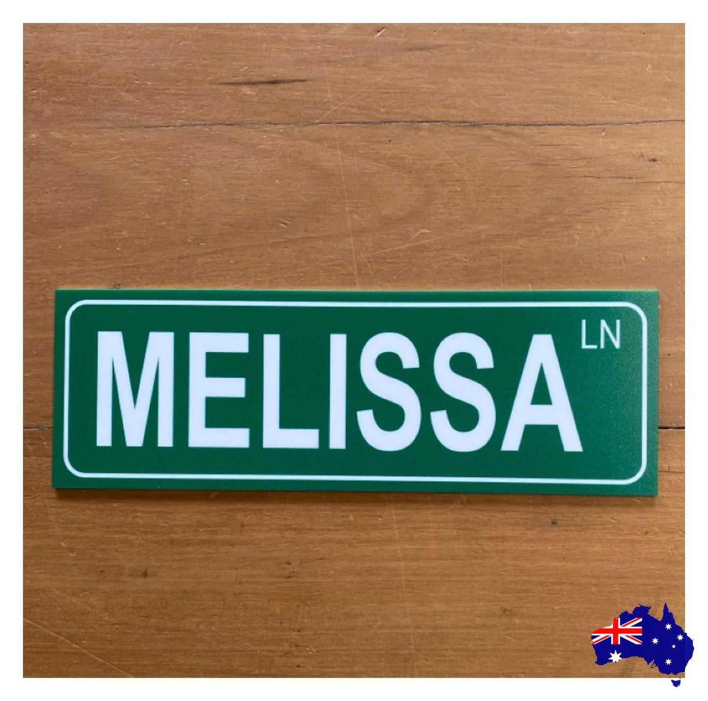 Street Green Custom Personalised Sign - The Renmy Store Homewares & Gifts 