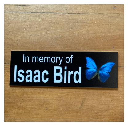 Memorial In Memory Custom Personalised Butterfly Sign - The Renmy Store Homewares & Gifts 