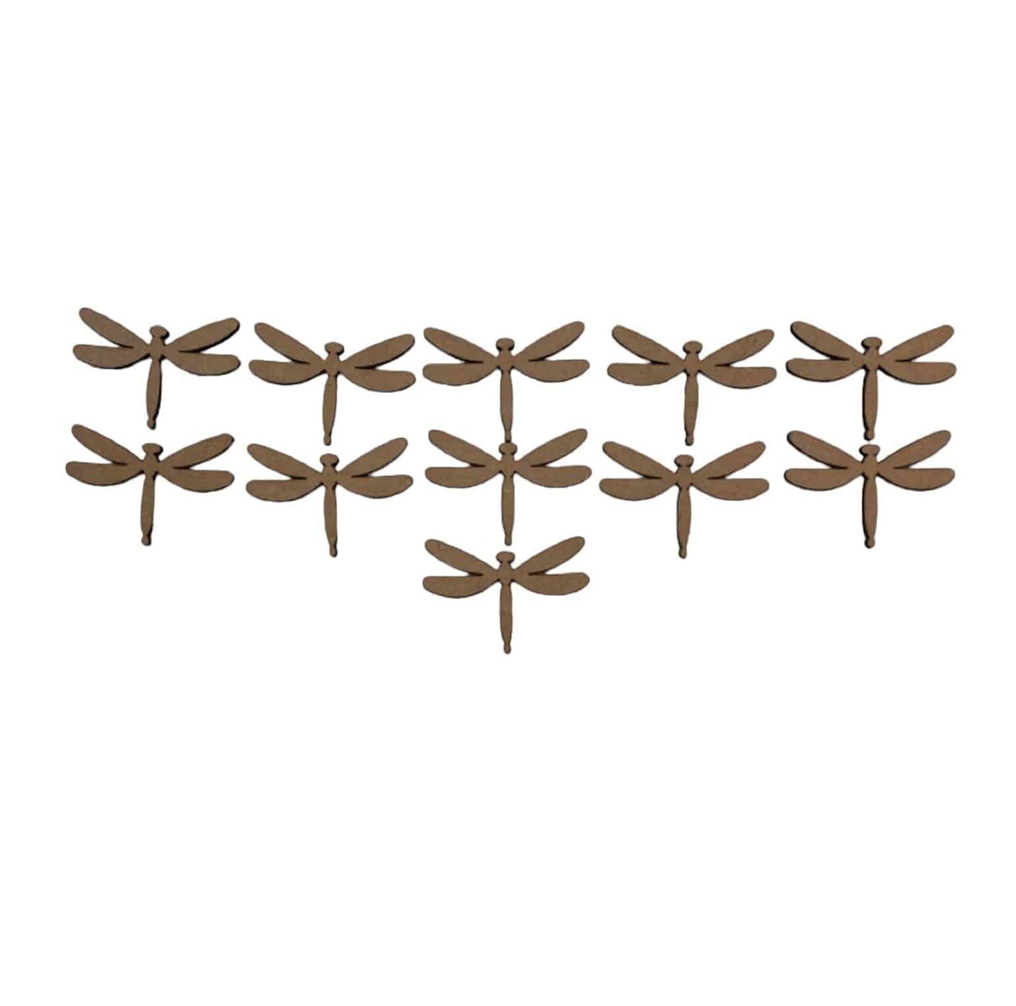 Dragonfly Timber MDF Shape DIY 10cm Set 11 - The Renmy Store Homewares & Gifts 