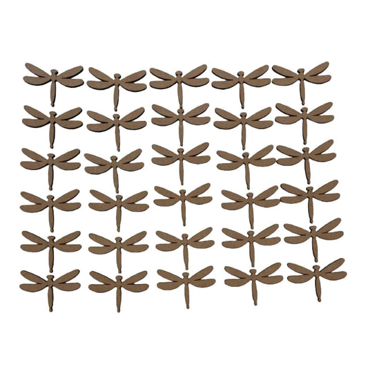 Dragonfly Timber MDF Shape DIY 5.7cm Set 30 - The Renmy Store Homewares & Gifts 