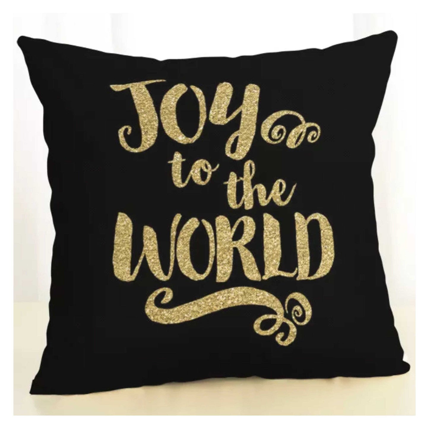 Cushion Pillow Joy To The World Christmas - The Renmy Store Homewares & Gifts 