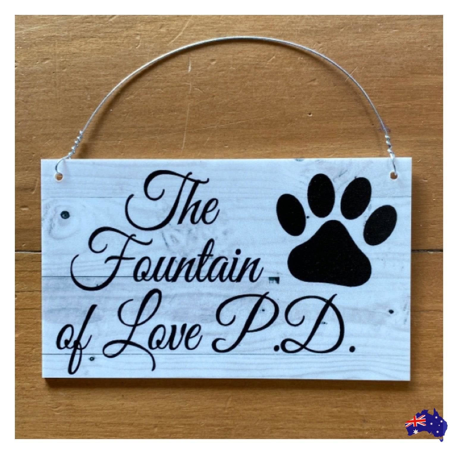 Dog Cat Custom Paw Sign - The Renmy Store Homewares & Gifts 