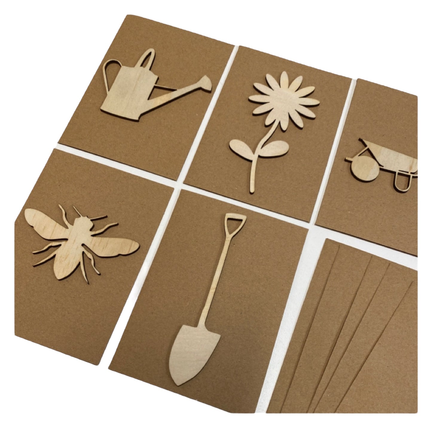 Card Envelope Greeting Set of 5 Garden Gardener - The Renmy Store Homewares & Gifts 