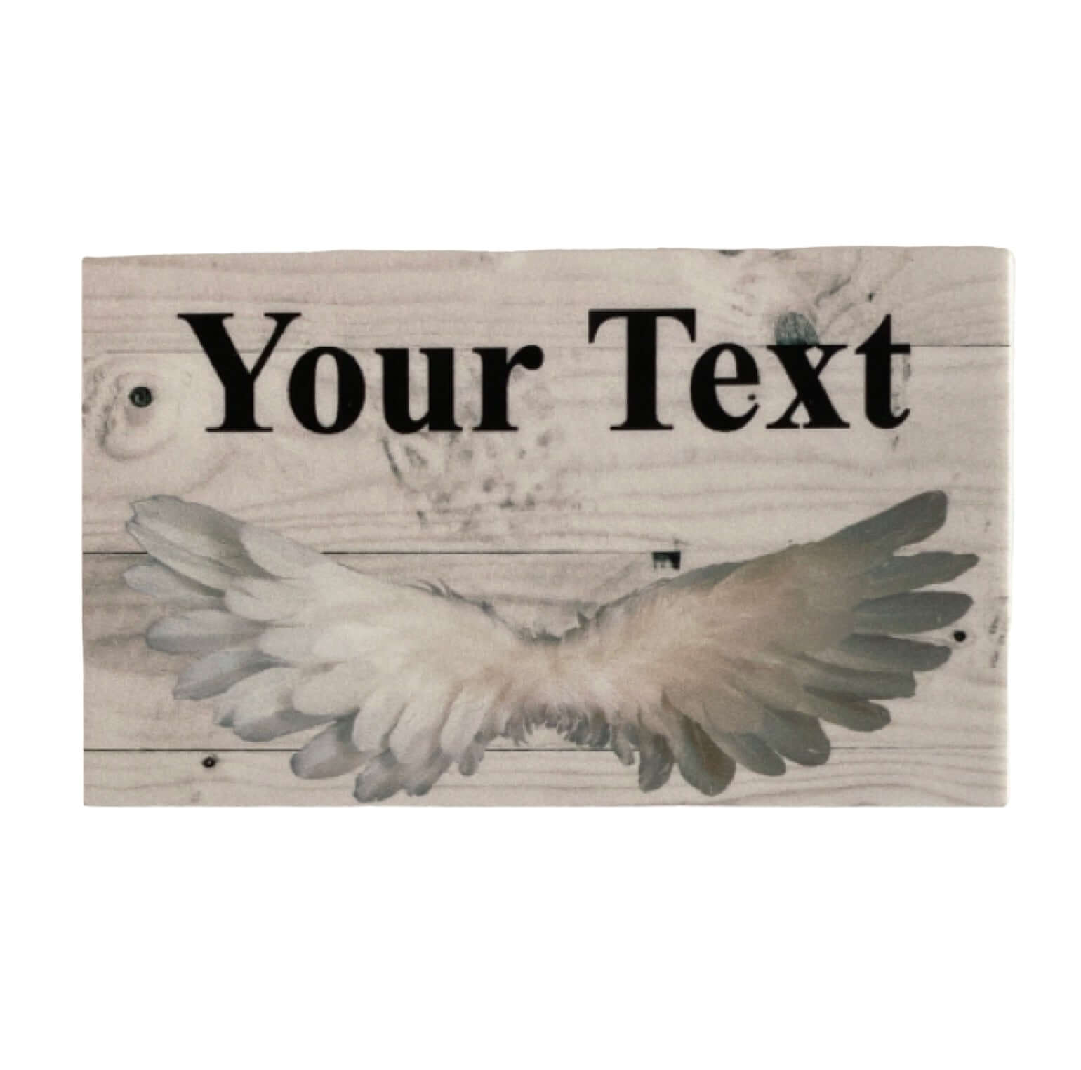 Angel Wings Custom Personalised Shabby Sign - The Renmy Store Homewares & Gifts 