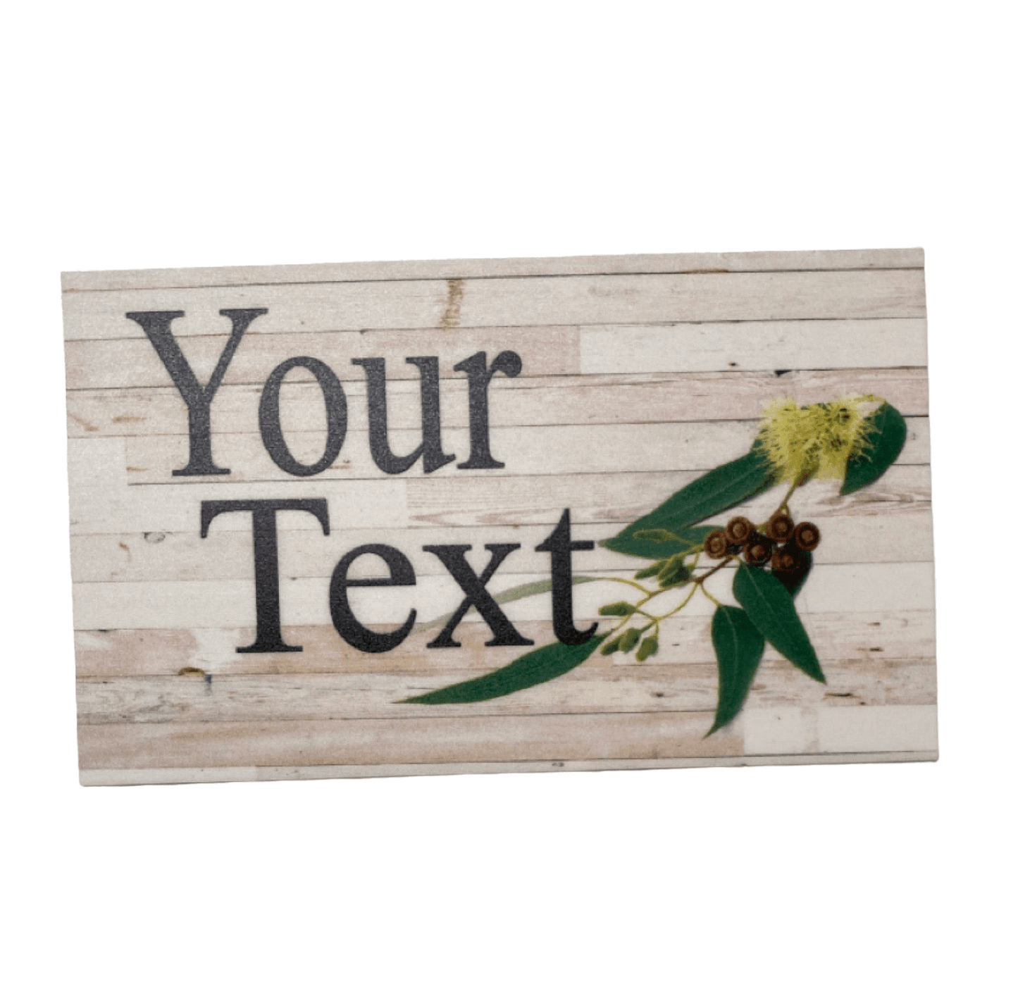 Gum Tree Nut Flower Custom Personalised Sign - The Renmy Store Homewares & Gifts 