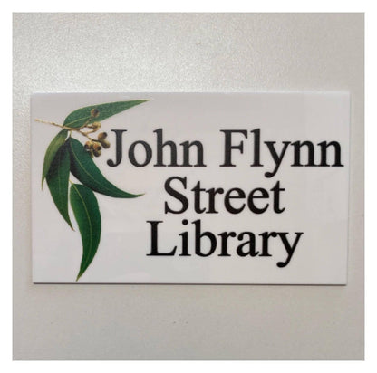 Gum Leaves Custom Personalised Sign - The Renmy Store Homewares & Gifts 