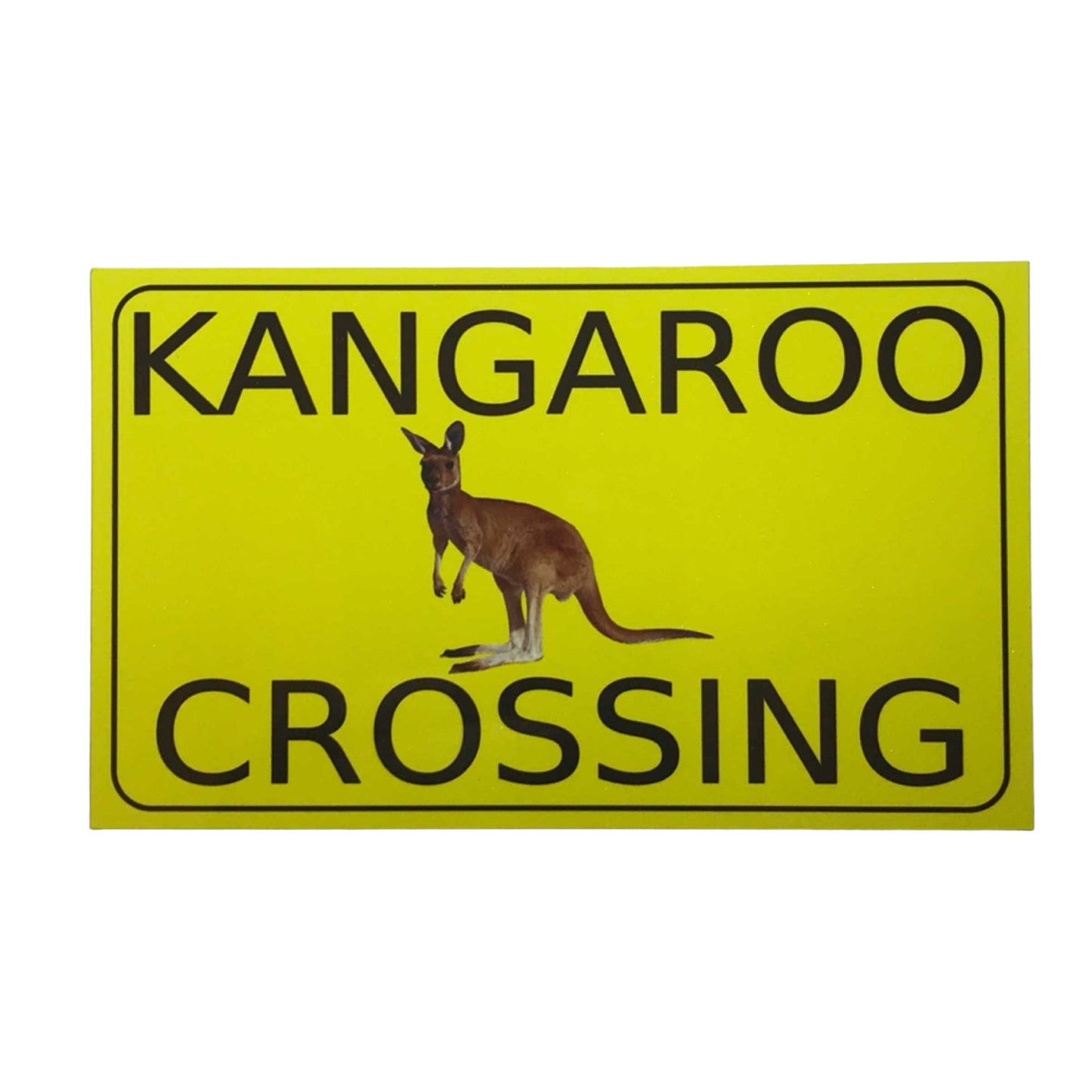 Kangaroo Crossing Sign