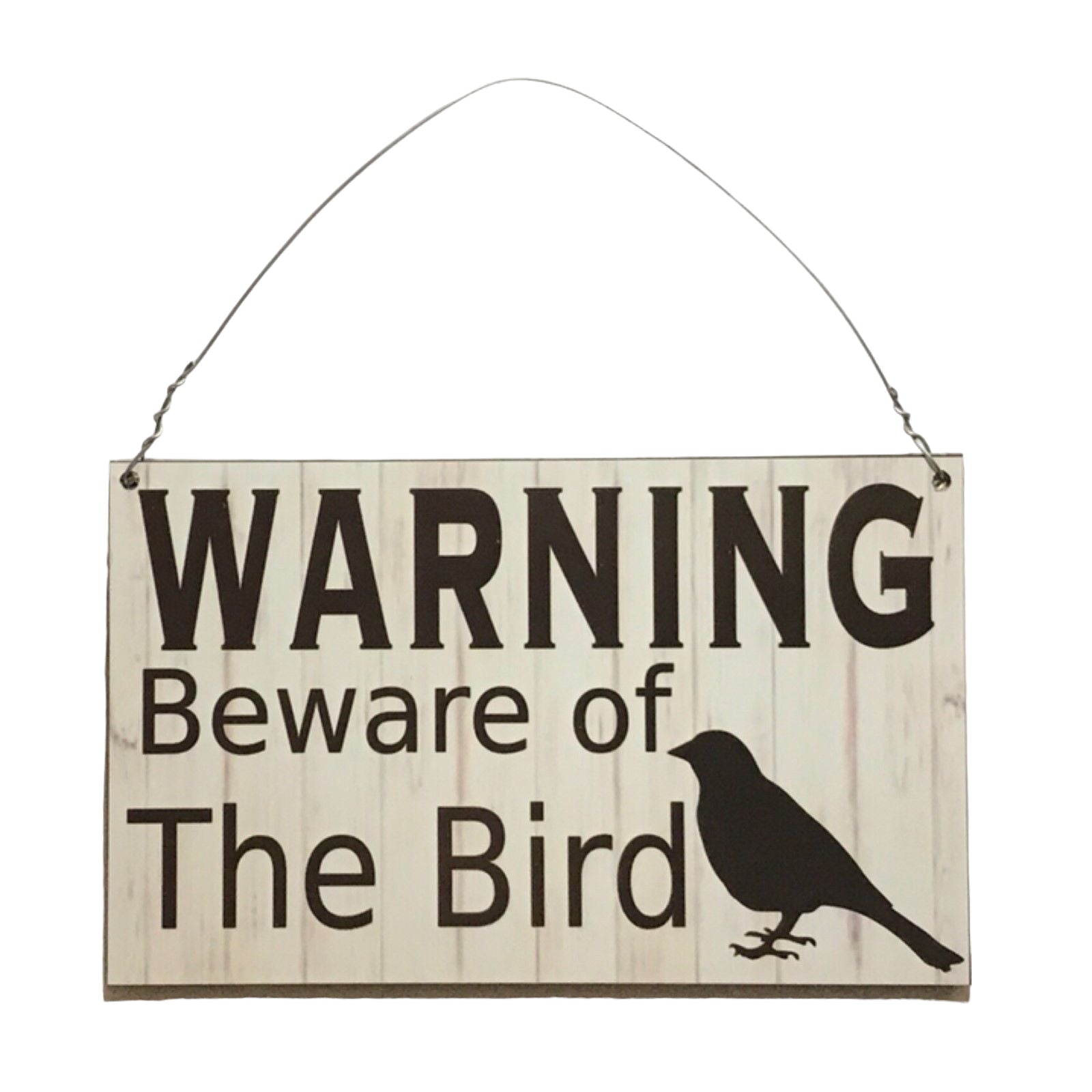Warning Beware Of Bird Sign - The Renmy Store Homewares & Gifts 