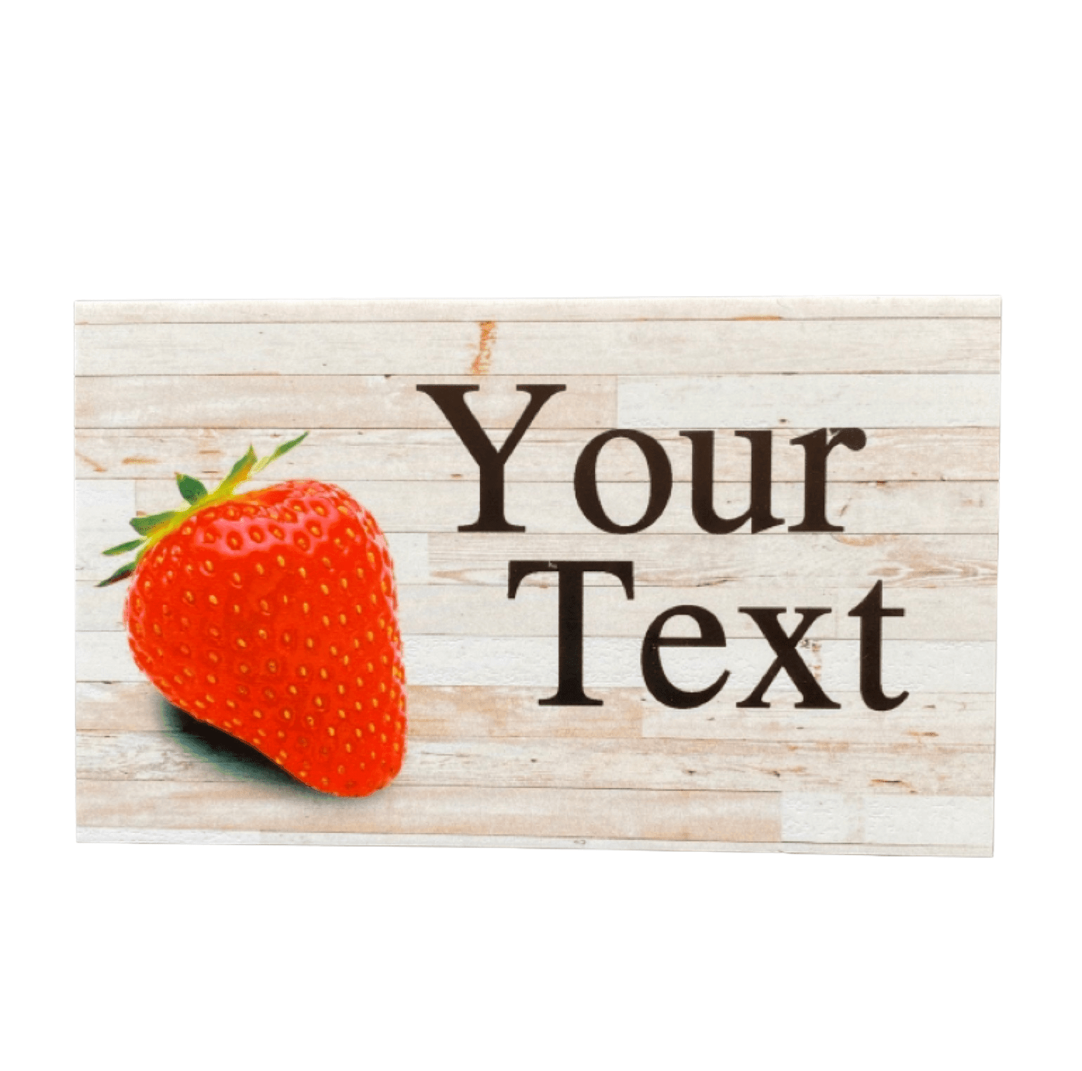 Strawberry Garden Custom Personalised Sign - The Renmy Store Homewares & Gifts 