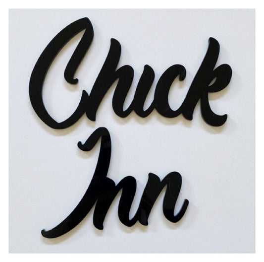 Chick Inn Coop Chicken Hen House Word Acrylic - The Renmy Store Homewares & Gifts 