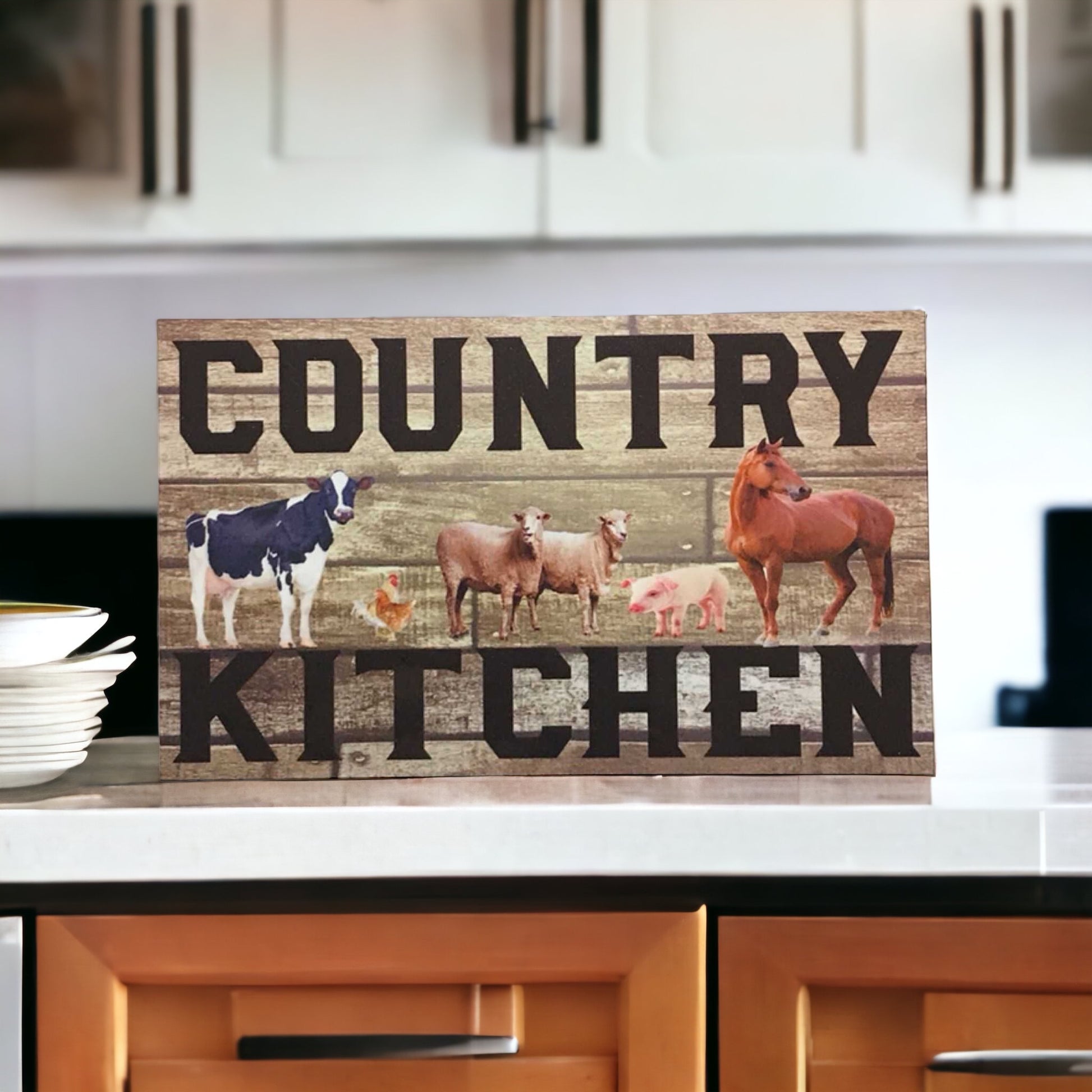 Country Kitchen Sign - The Renmy Store Homewares & Gifts 