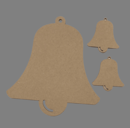 Bell Set of 3 MDF Wooden DIY Craft