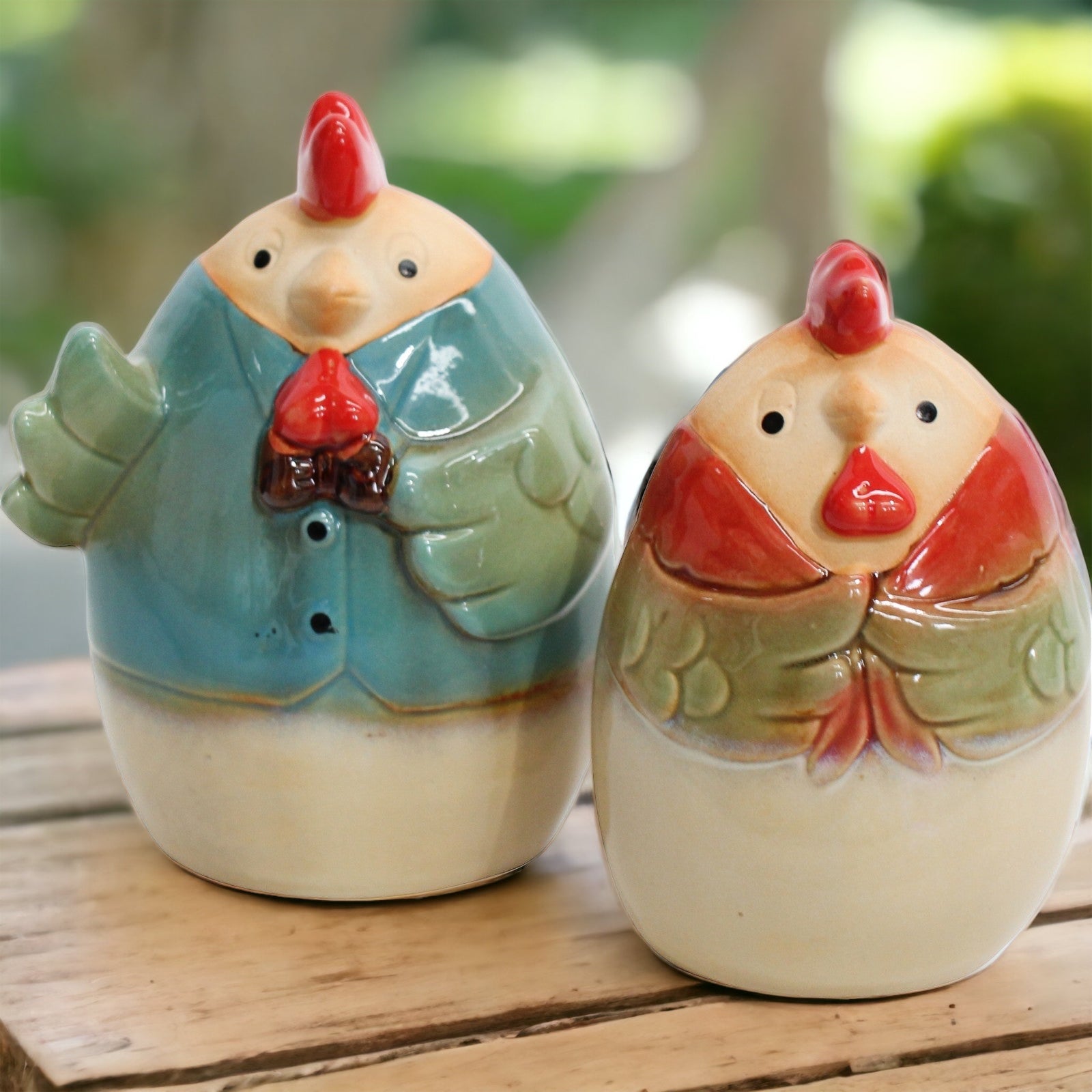 Chicken and Rooster Ornament - The Renmy Store Homewares & Gifts 